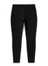 Black Thermal Leggings Pant - Khotwh