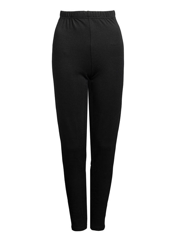 Black Thermal Leggings Pant - Khotwh