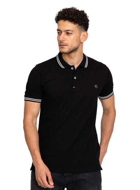 Black Tipped Polo - Khotwh