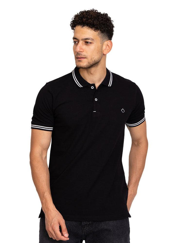 Black Tipped Polo - Khotwh