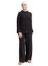 Black Upside Sleeve Plexus Suit - Khotwh