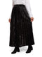 Black V - Pleated Skirt - Khotwh