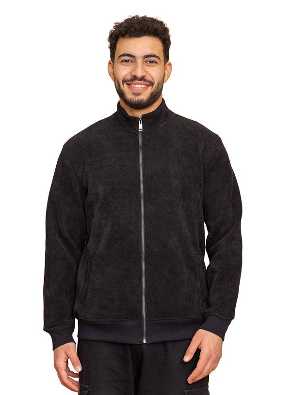 Black Velvet High Neck Sweater - Khotwh