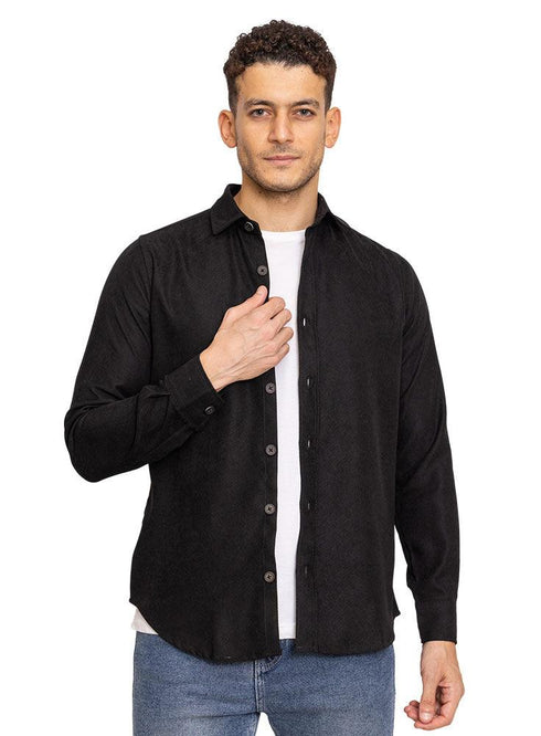 Black Velvet Shirt - Khotwh
