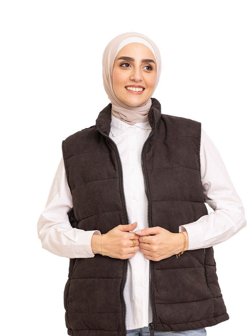 Black Velvet Vest - Khotwh