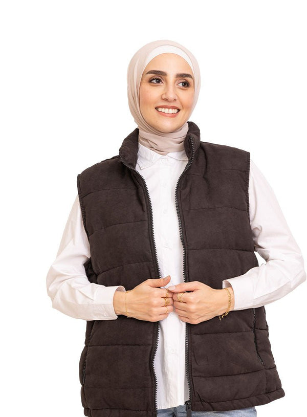 Black Velvet Vest - Khotwh