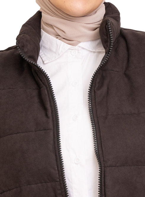 Black Velvet Vest - Khotwh