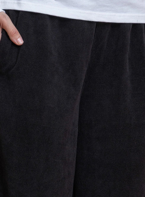 Black Velvet Wide Leg (W) - Khotwh