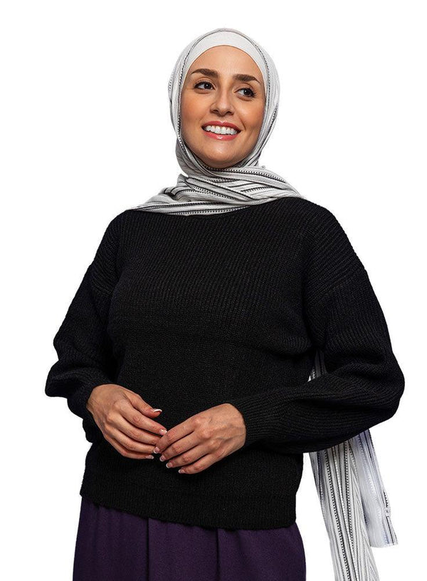 Black Vesper Pullover - Khotwh