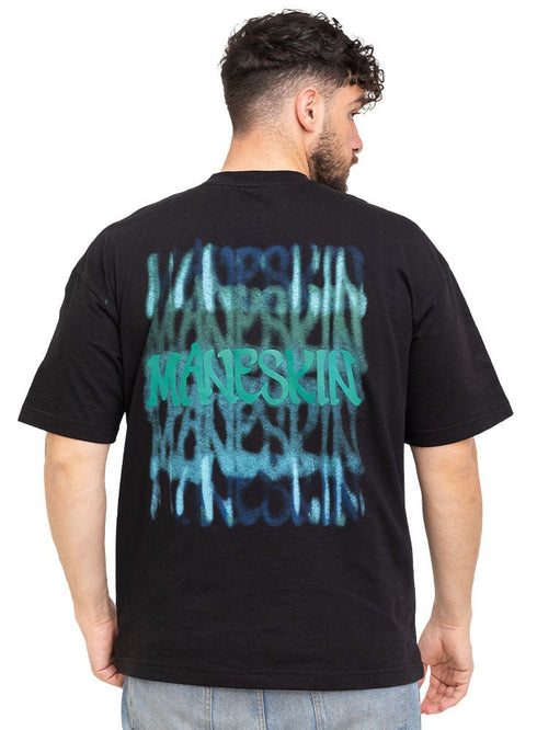 Black VIG - O - S Round T-shirt - design 3701 - Khotwh