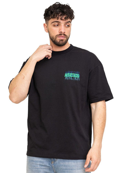 Black VIG - O - S Round T-shirt - design 3701 - Khotwh