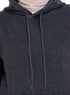 Black Washed Hoodie Vent - Khotwh