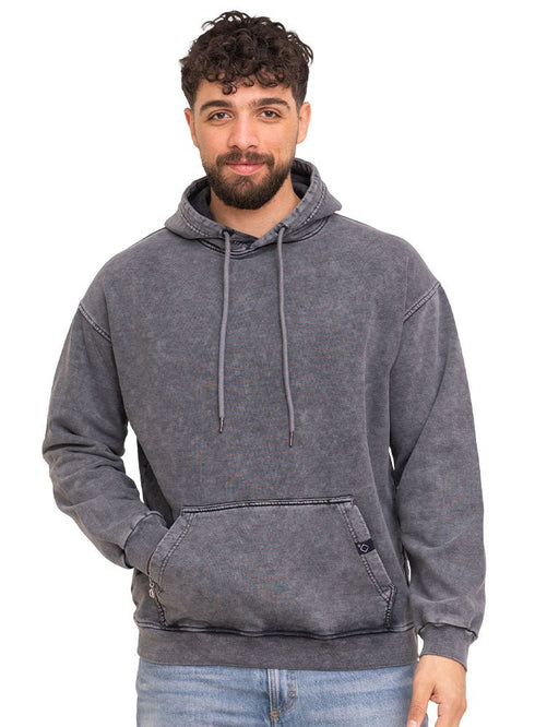 Black Washed O - S Hoodie - Khotwh