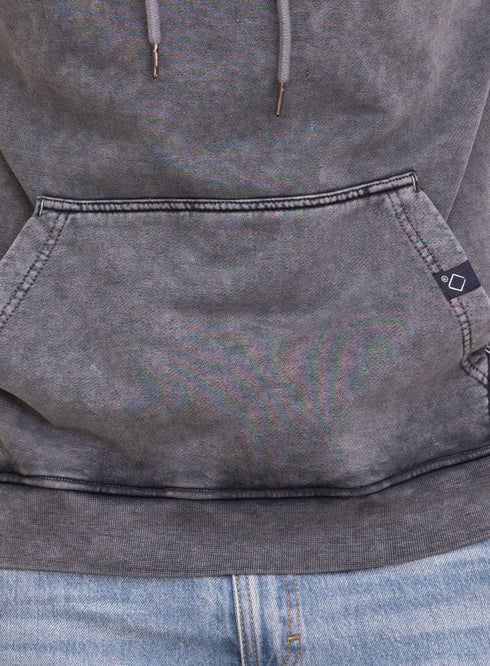 Black Washed O - S Hoodie - Khotwh
