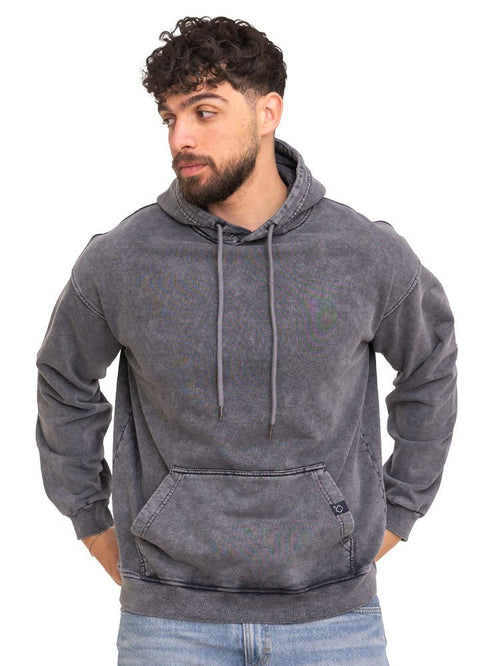 Black Washed O - S Hoodie - Khotwh