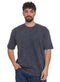 Black Washed O - S Round T-Shirt - Khotwh
