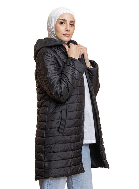 Black Waterproof Jacket - Khotwh