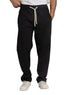 Black Wide Leg Pants - Khotwh