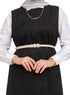 Black Winter Sleeveless Dress - Khotwh