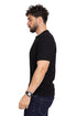 Black Zigzag F - S.Knit Polo T-shirt - Khotwh