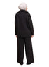 Black Zipper knitted Suit - Khotwh