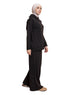 Black Zipper knitted Suit - Khotwh
