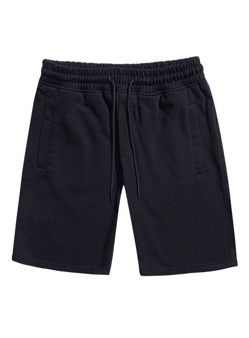 Black Zipper Melton Short - Khotwh