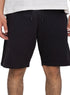 Black Zipper Melton Short - Khotwh