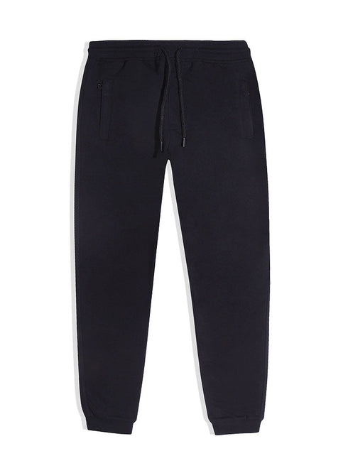 Black Zipper Sweatpant - Khotwh