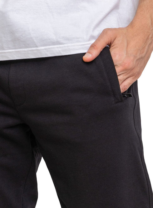 Black Zipper Sweatpant - Khotwh