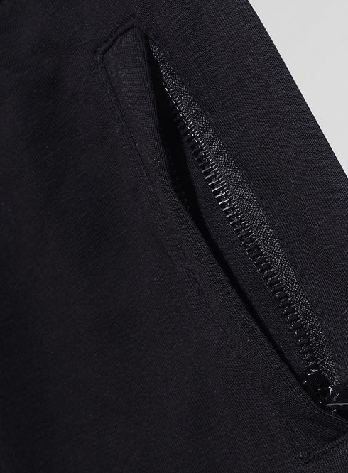 Black Zipper Sweatpant - Khotwh