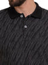 Black*Grey Printed Polo Design 3 - Khotwh