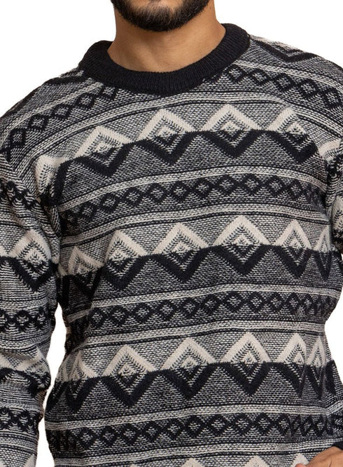 Black*Off - White Design 2426 S - Round Pullover - Khotwh