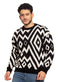 Black*Off - White Rhombus Pullover - Khotwh