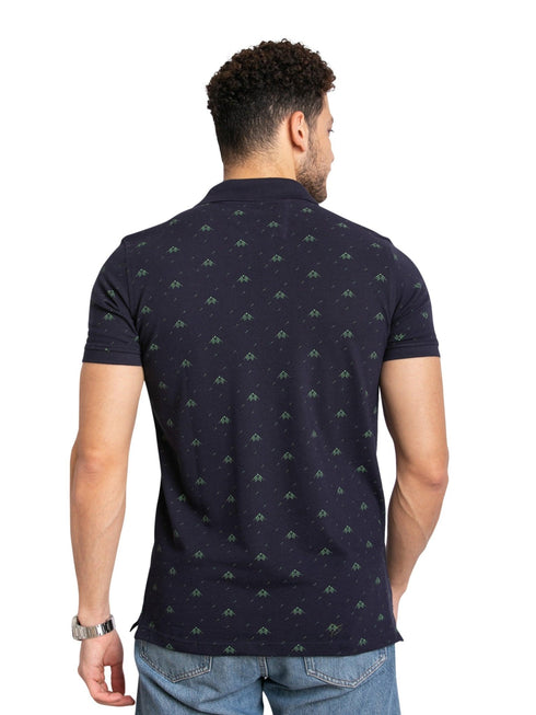 Blade - Indigo Printed Polo - Khotwh