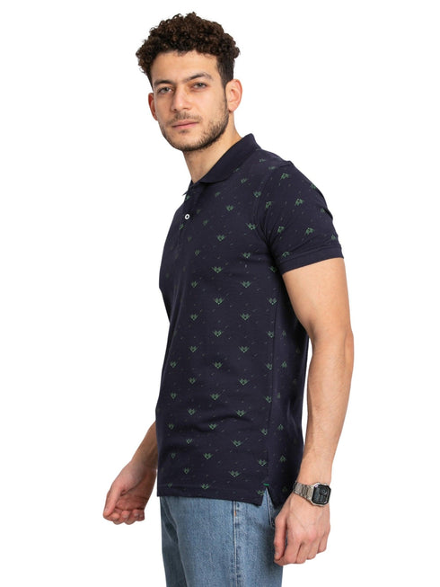 Blade - Indigo Printed Polo - Khotwh