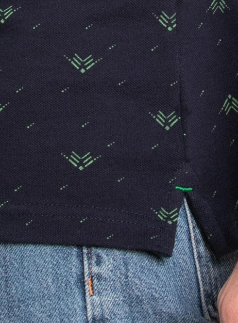 Blade - Indigo Printed Polo - Khotwh