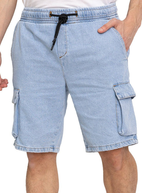 Blue 1 Cargo Denim Short - Khotwh