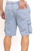 Blue 1 Cargo Denim Short - Khotwh