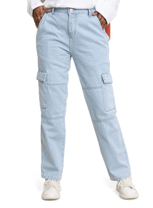 Blue 1 Cargo jeans - Khotwh