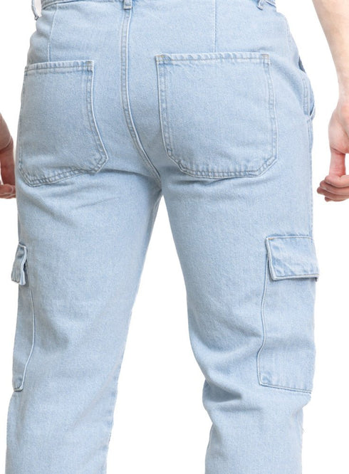 Blue 1 Cargo jeans - Khotwh