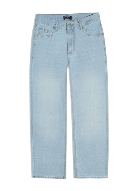 Blue 1 D48 - Jeans Wide Leg Pant - Khotwh