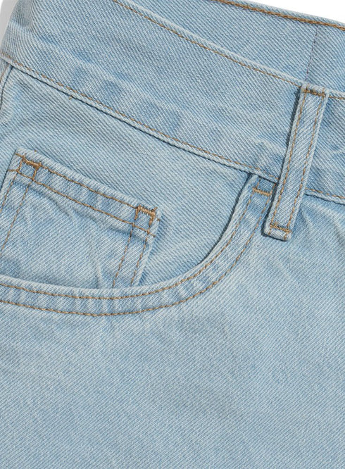 Blue 1 D48 - Jeans Wide Leg Pant - Khotwh