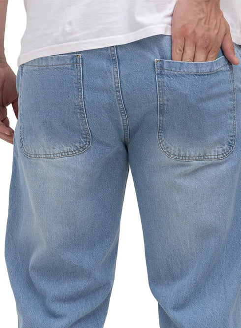 Blue 1 D49 - Jeans Wide Leg Pant - Khotwh