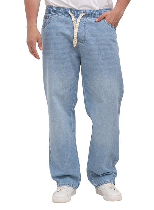 Blue 1 D50 - Jeans Wide Leg Pant - Khotwh