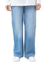 Blue 1 Design 2674 Jeans Wide Leg Pants - Khotwh