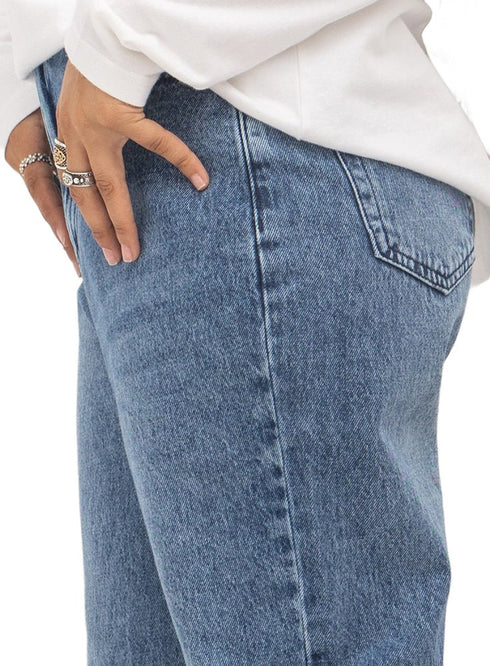 Blue 1 Jeans Wide Leg Pant - Khotwh