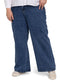 Blue 1 Plus Size - Wide Jeans - Khotwh