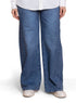 Blue 1 Side Cut Straight jeans - Khotwh