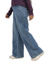 Blue 1 Side Cut Straight jeans - Khotwh